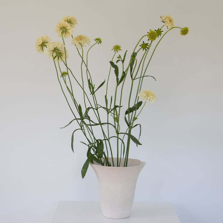 Vase - Ikebana no.6 - Hvit
