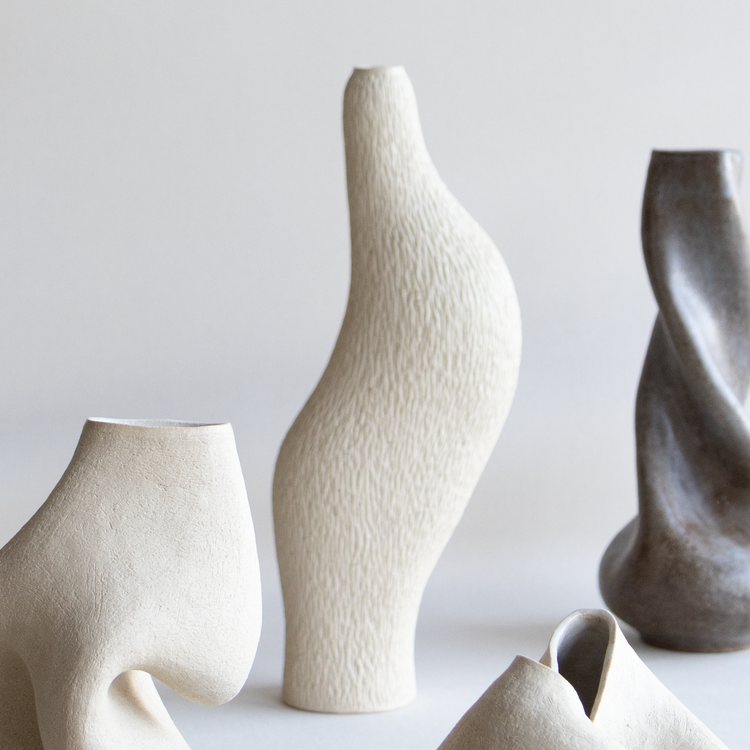 Skulpturell Vase - Fladen - Form & Objekt
