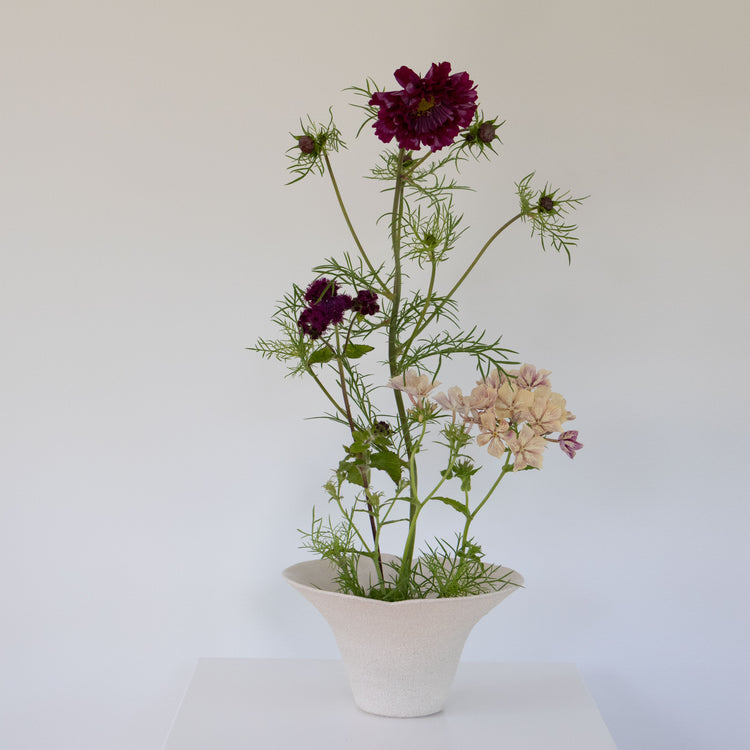 Vase - Ikebana no.5 - Hvit