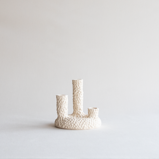 Lysestake - Kringljus trearmet - Form & Objekt